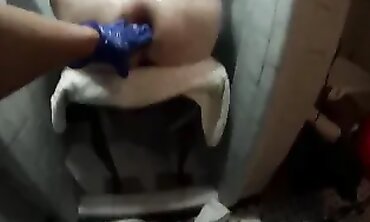 Knuckle-Deep Anal Fisting for Her Horny Fiance