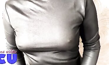 MILF Closeupgw Shows Off Translucent Clothes and Butt Plug