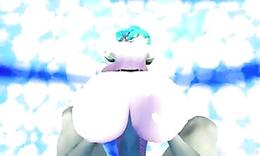 Skyrim THICC: Vana Cyan Takes on a Massive Orc Cock