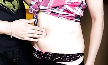 FantasyOfPaula's Girlfriend Gets Arousing Belly Button Piercing & Stomach Kick