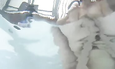 2 barely legal Chinese Femmes Bathing Together