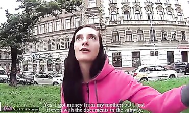 Tattooed Skinny Girl Enjoys Hardcore Outdoor Sex