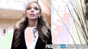 Pristine Edge: Real Estate Agent Romps in Lingerie