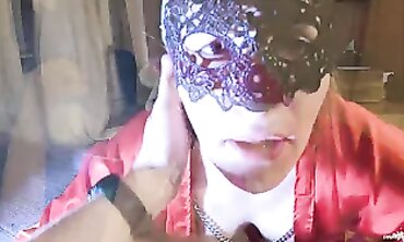 Elf's Naughty Christmas Wish Fulfilled - Blowjob with Santa Hat & Beard