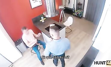 Princess in Tight Suit and Queen Lingerie Shows Off
