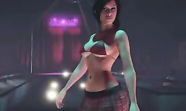 GTA V Cosplay Dyke Strippers POV Lapdance
