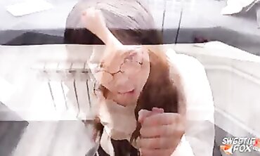 Redhead college girl Gets A Hot POV Blowjob Lesson From Professor