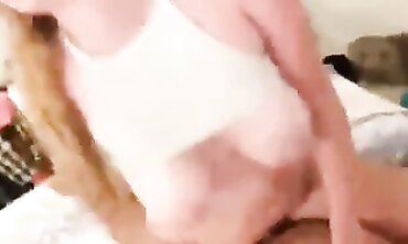 Hot MILF Uses Sensual Massage Oil to Arouse Herself Before Sex