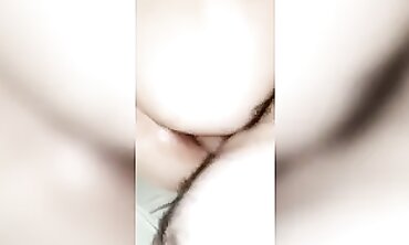 POV Smartphone Anal Creampie with Chubby Amateur