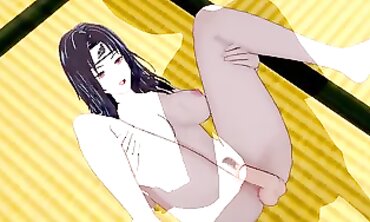 Kurenai Yūhi 3D Anime Hentai with Big Tits and Creampie