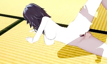 Kurenai Yūhi 3D Anime Hentai with Big Tits and Creampie