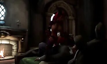 3D WoW: Alexstrasza Adventures Part 2 - Rough Futa Lesbian Action