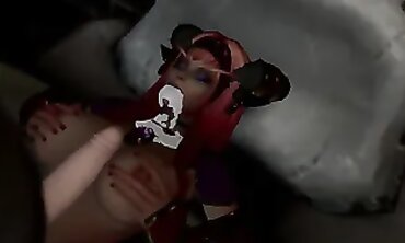 3D WoW: Alexstrasza Adventures Part 2 - Rough Futa Lesbian Action