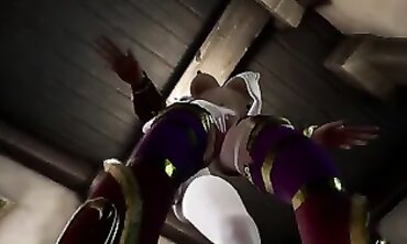 3D WoW: Alexstrasza Adventures Part 2 - Rough Futa Lesbian Action