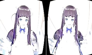 Hestia Cosplay Petite Amateur Virtual Reality Bang