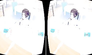 Hestia Cosplay Petite Amateur Virtual Reality Bang
