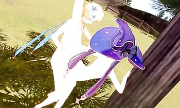 Lumine Futanari Cosplay in Genshin Impact Style
