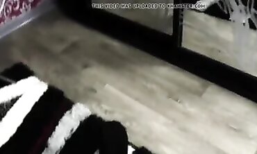 Plaid Tights Babe Gets Rough Amateur Sex