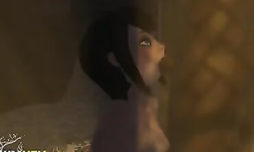 Mavis Dracula Gets Frightened and Pummeled in Motel Transylvania