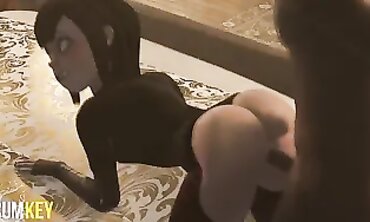 Mavis Dracula Gets Frightened and Pummeled in Motel Transylvania