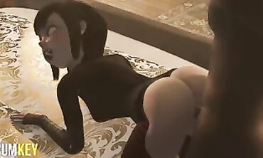 Mavis Dracula Gets Frightened and Pummeled in Motel Transylvania