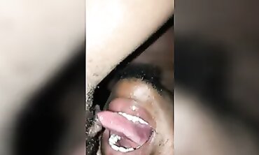 Ebony Girlfriend Squirts and Gets Blasted