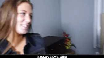 Stepbro Pounds His Stepsis and Her Best Friend