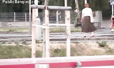 Outdoor Orgy Party - Threesome Sex Frenzy with Group of Horny Babes