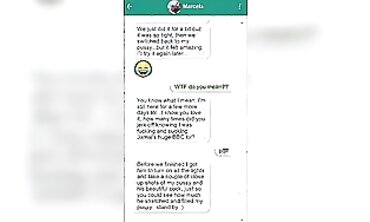 WhatsApp Rendezvous with a Cheating BBC Stud
