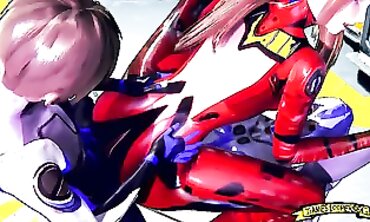 Petite Anime Babe Gets Roughly Pounded in 3D SFM Threesome
