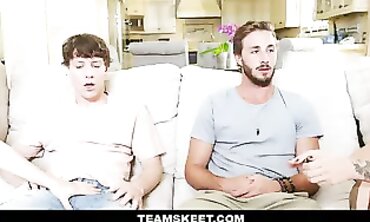 Beauty: Busty MILF Swaps Hotties With Stepson