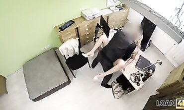 Blonde Beauty Offers Agent a Luxurious Fuck-Fest