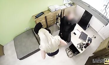 Blonde Beauty Offers Agent a Luxurious Fuck-Fest