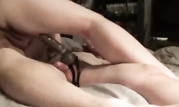 Plump Fiancée Rides BBC Strap-On While Teasing Tiny Dick