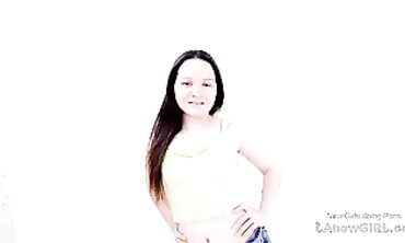 Petite 18yo First-Timer Gives Rough POV Blowjob During Casting Audition