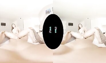 VRHUSH: POV Sex with Roommate's Girlfriend Febby Twigs