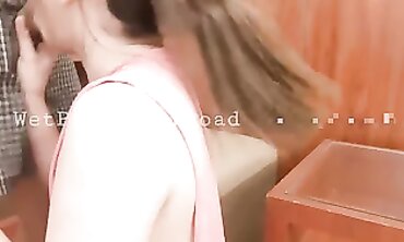 Asian Girl Gets Doused Beaver Munched and Fucked to Creampie