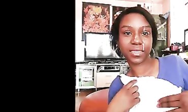 Ebony Bitch Takes a Pounded Facial