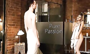Eva Elfie's Innocent Shower Massage Turns Into Passionate Sex
