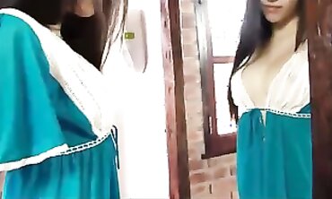 Wild Brazilian Beauty Fingered on Her Hairy Pussy