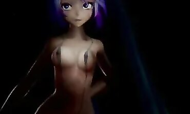 Miku in Micro Bikini MMD Animation