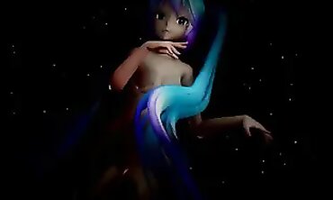 Miku in Micro Bikini MMD Animation