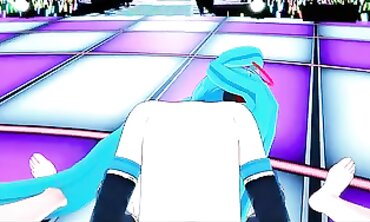 Hatsune Miku Fingerbangs Live Onstage Then Gets POV Pounded In Front Of Crowd