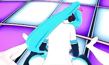Hatsune Miku Fingerbangs Live Onstage Then Gets POV Pounded In Front Of Crowd