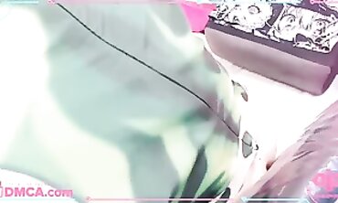 Toga Asui Cosplay Slut Gets Double Penetrated
