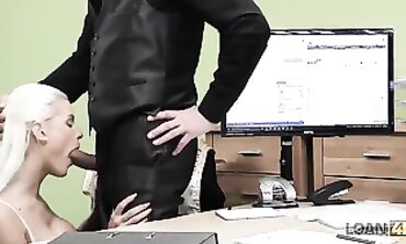 Ash-Blonde Torrid Pays With Orgy