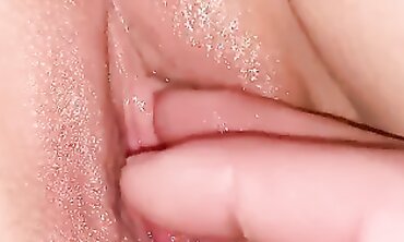 POV Close-Up: Till's Leisurely Finger Pummel to Creampie