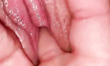 POV Close-Up: Till's Leisurely Finger Pummel to Creampie