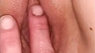 POV Close-Up: Till's Leisurely Finger Pummel to Creampie