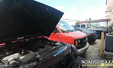 POV: Curvy Mechanic Gives Sean Lawless a Ride
